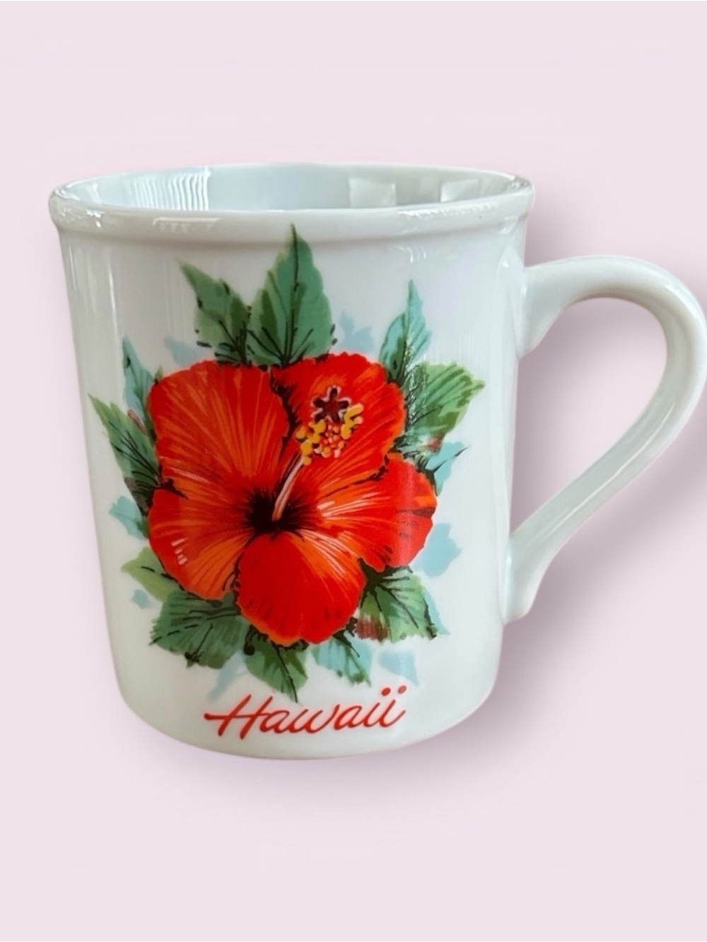 Hawaii Red Hibiscus Mug